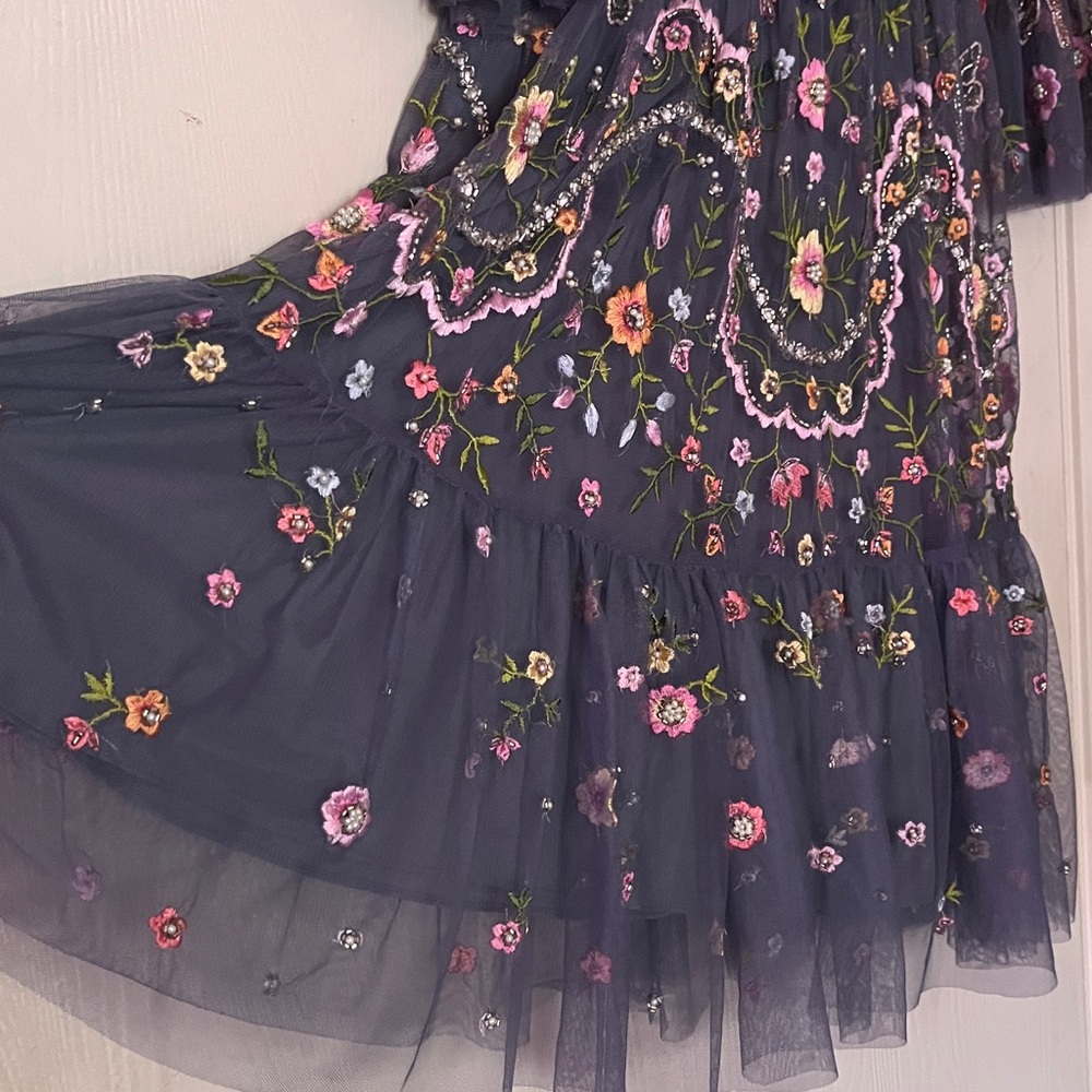 Opulent, exquisite an investment - Needle & Thread Floral Embroidered Dress 4 - Picture 6 of 11